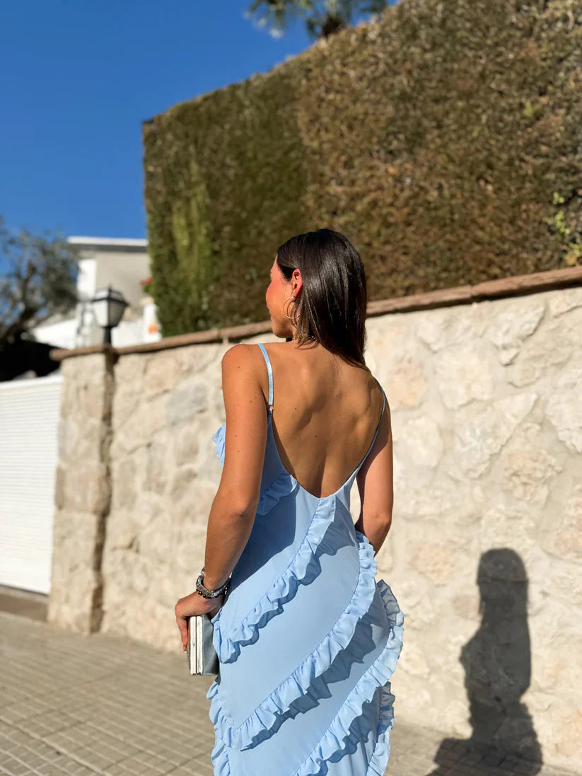 Sommer-Rüschenkleid für Damen