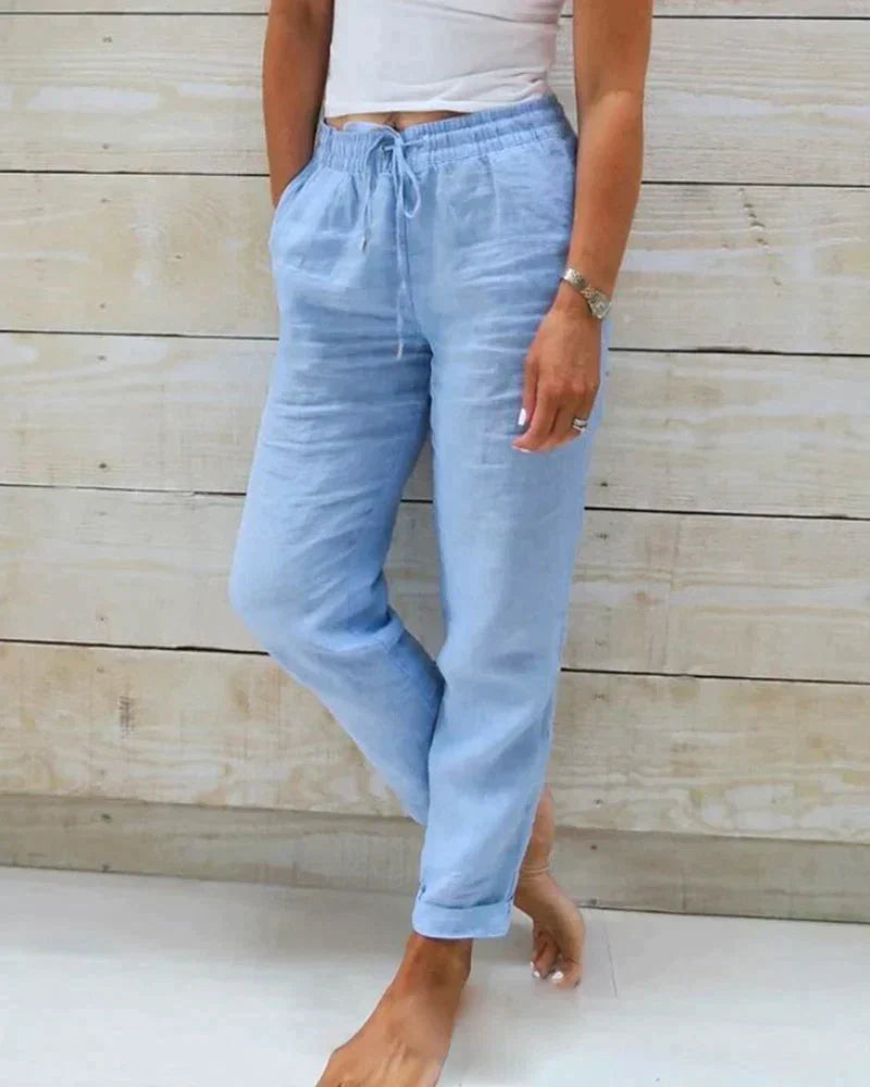 Sommerliche Leinenhose für Damen