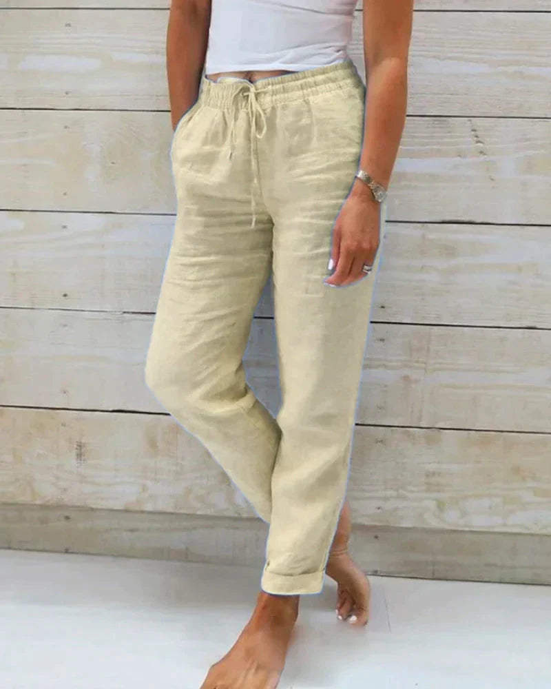 Sommerliche Leinenhose für Damen
