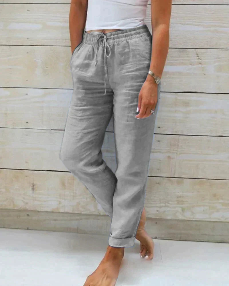 Sommerliche Leinenhose für Damen