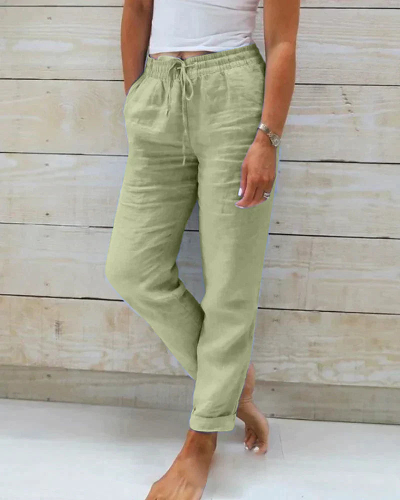 Sommerliche Leinenhose für Damen
