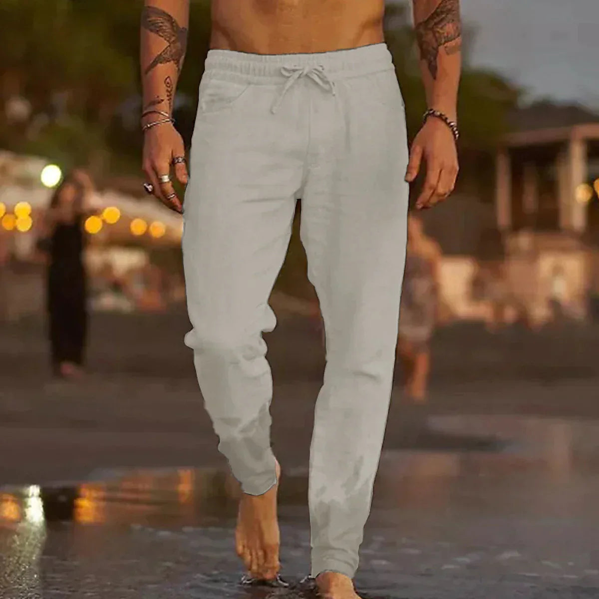 Stylische Leinenhose für Herren