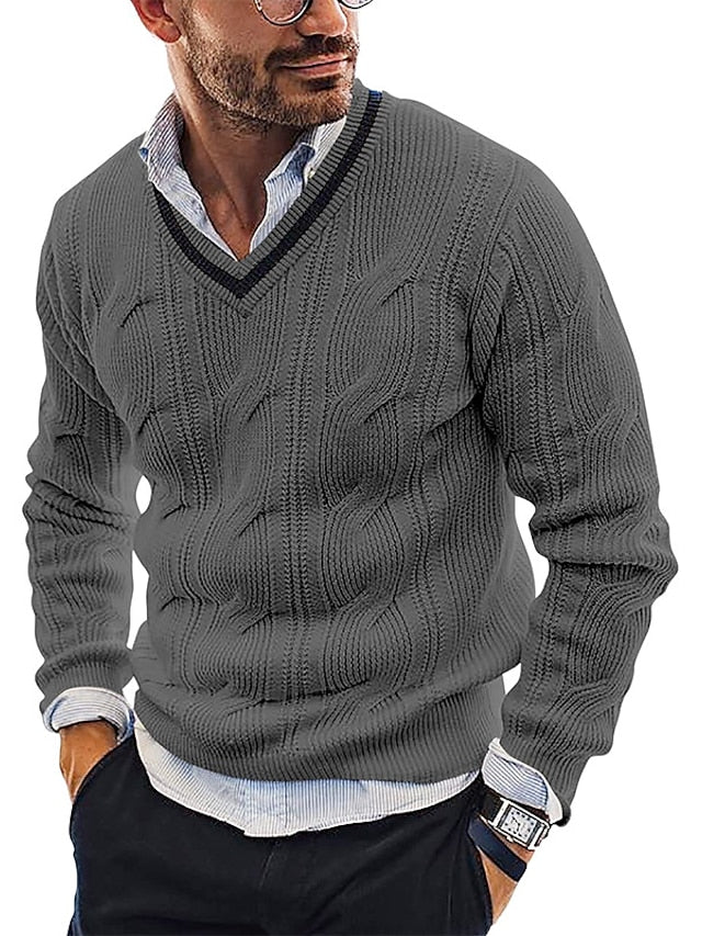 Stylischer Woll-Pullover für Herren im italienischen Design