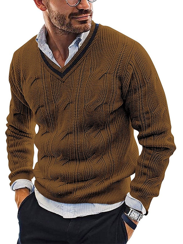 Stylischer Woll-Pullover für Herren im italienischen Design