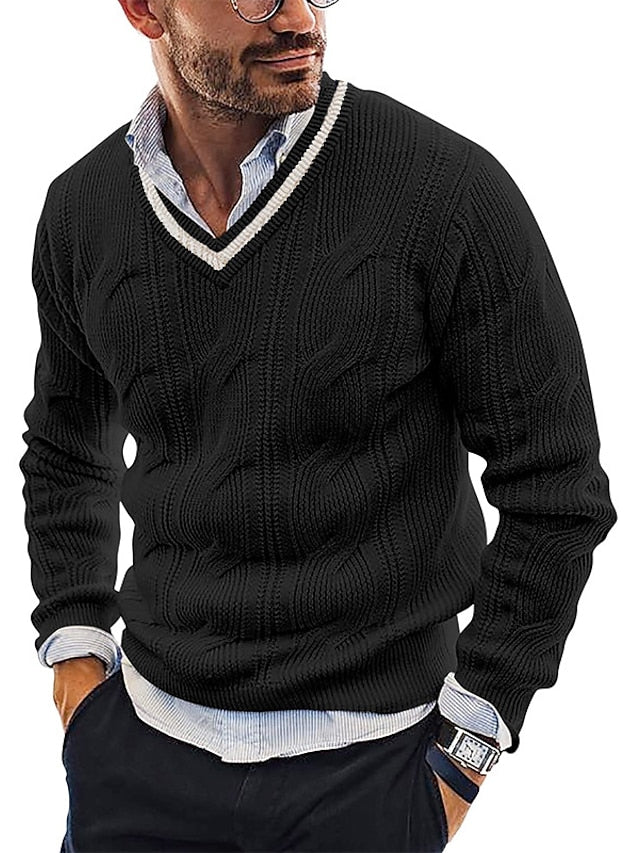 Stylischer Woll-Pullover für Herren im italienischen Design