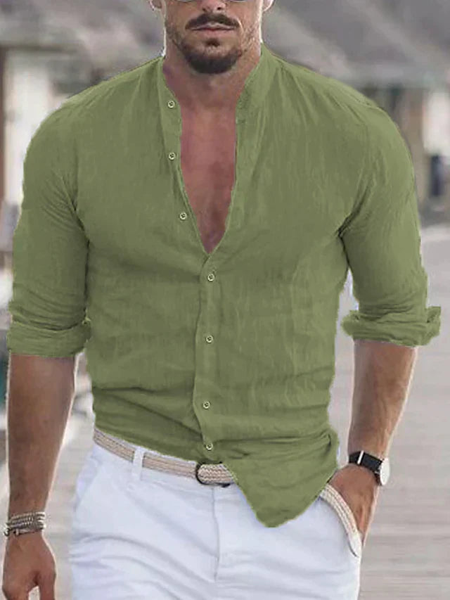 Stylisches Sommer Leinenhemd für Herren