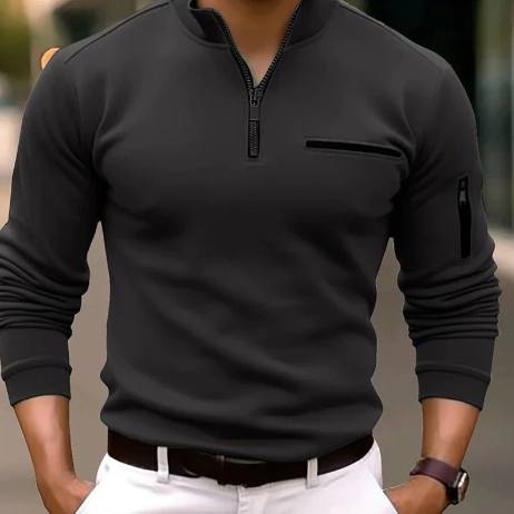 Sweatshirt mit Zipper für Herren