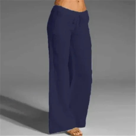 Weiße Leinenhose Damen
