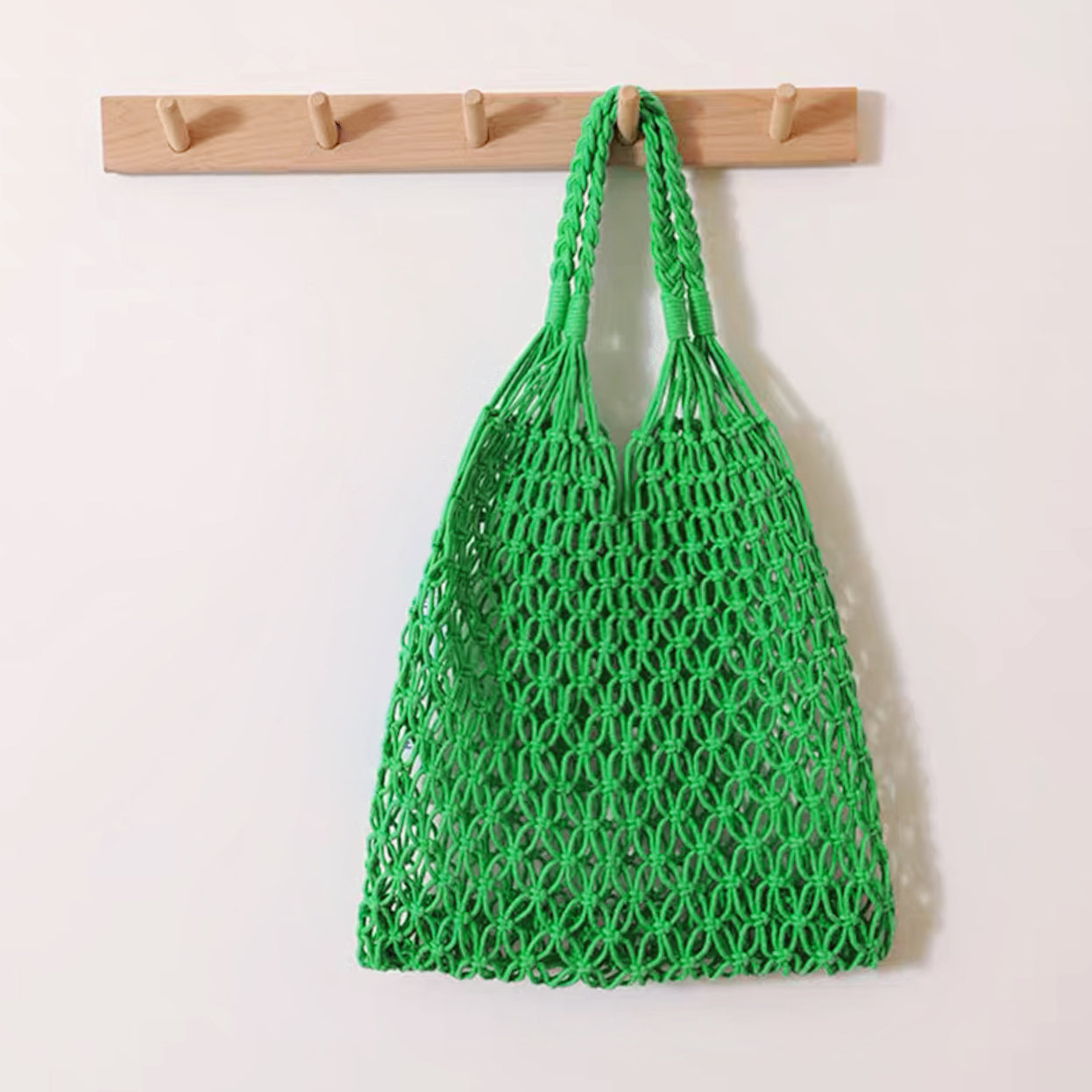 gestrickte Handtasche aus Baumwolle