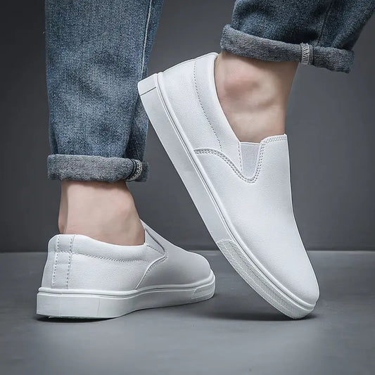 Herren-Slipper – Slip-on Design, Flexibler Einstieg, Textil-Obermaterial, Gummisohle
