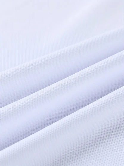 Herren-Hemd – Knopfverschluss – Materialmix – geeignet für Frühling und Sommer