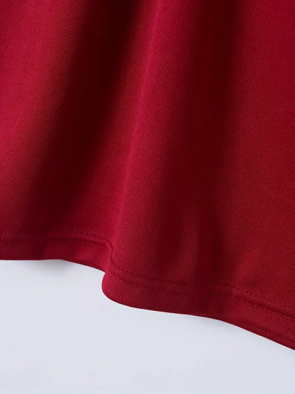 Herren-Hemd – Knopfverschluss – Materialmix – geeignet für Frühling und Sommer