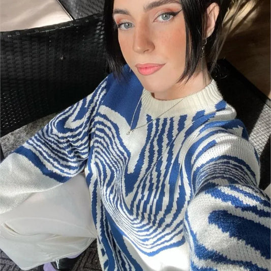 Abstrakter Knit Sweater