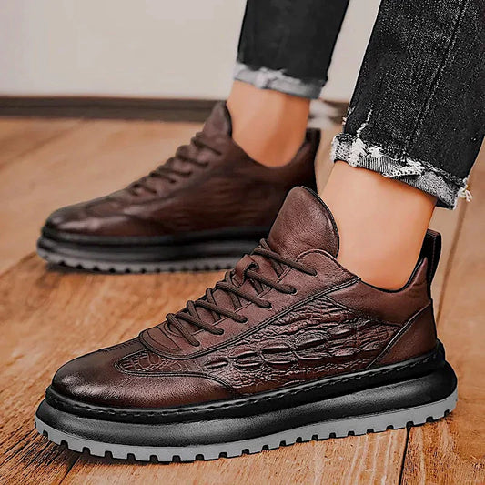 Bequeme Ledersneaker für Herren