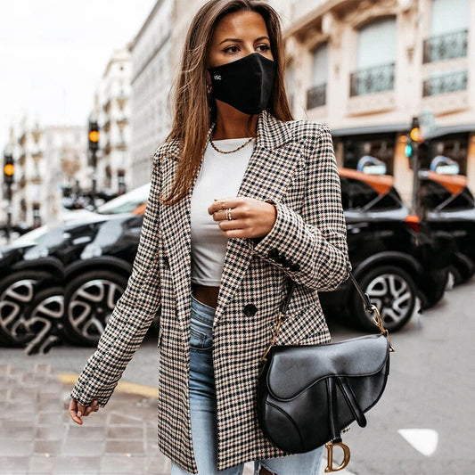 Blazer mit Karomuster