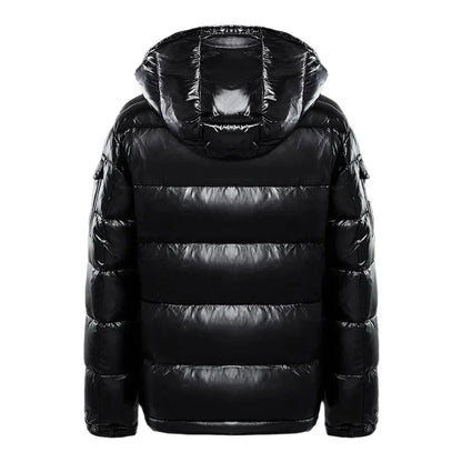 Glänzende Daunenjacke Herren