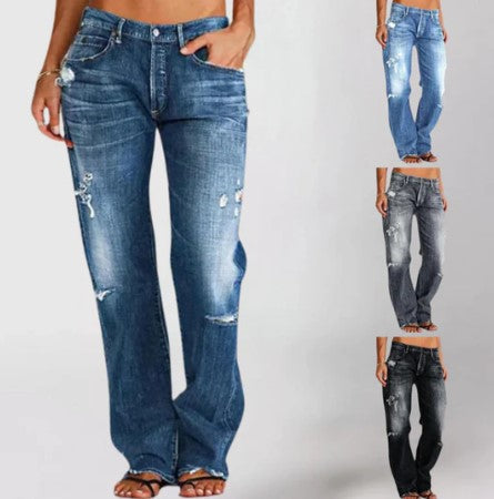 Damen Denim Jeans