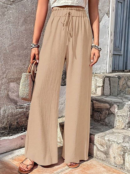 Damen Hose mit weitem Beinbund
