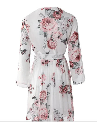 Damen Kleid mit Blumendruck