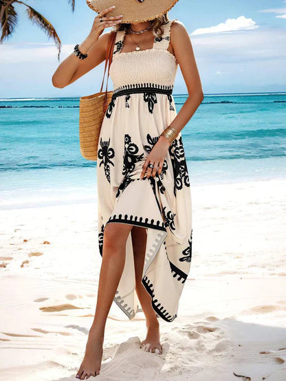 Damen-Maxikleid – Ärmellos, Trägerdesign