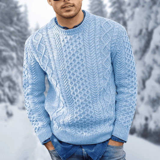 Kuscheliger langärmeliger Strickpullover