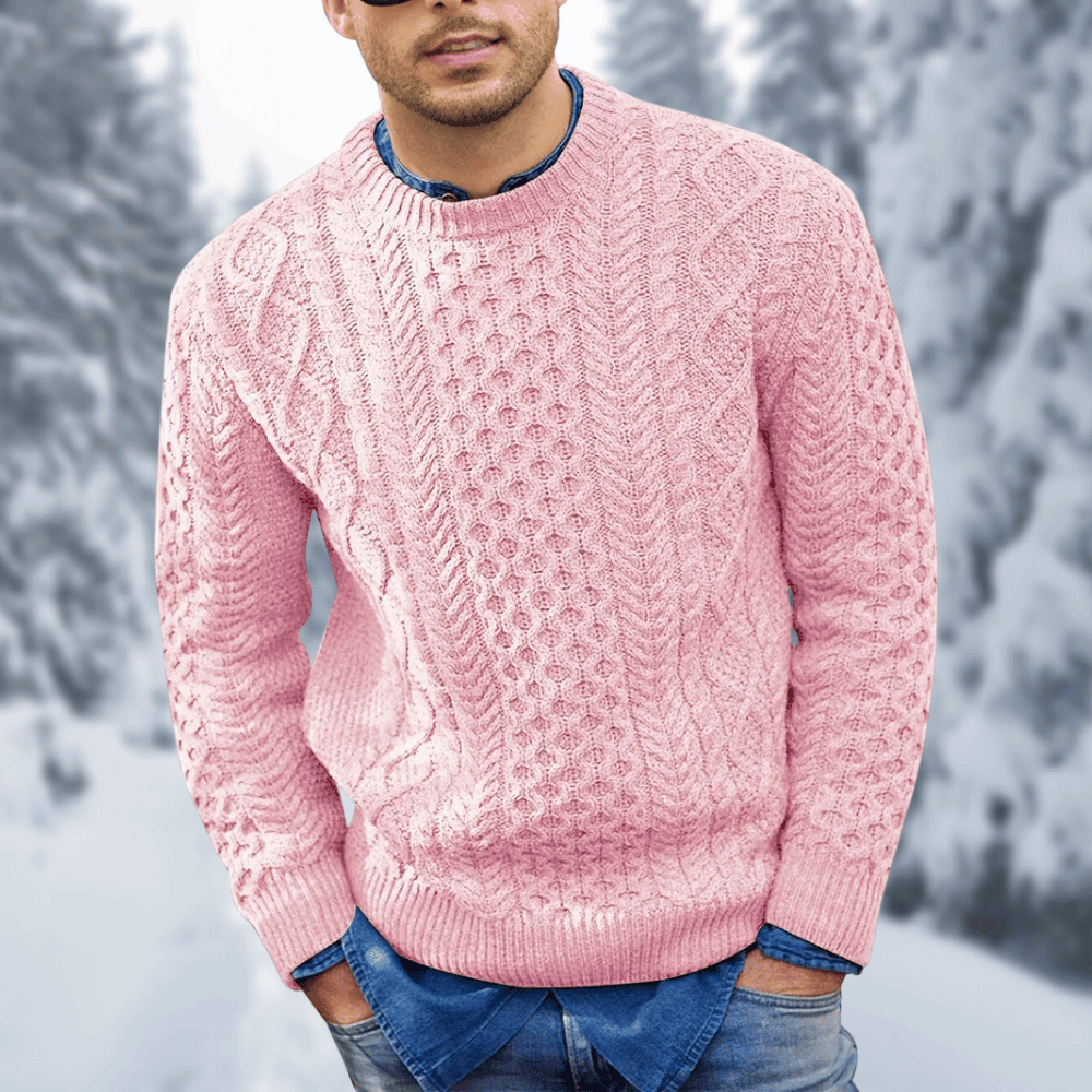 Kuscheliger langärmeliger Strickpullover