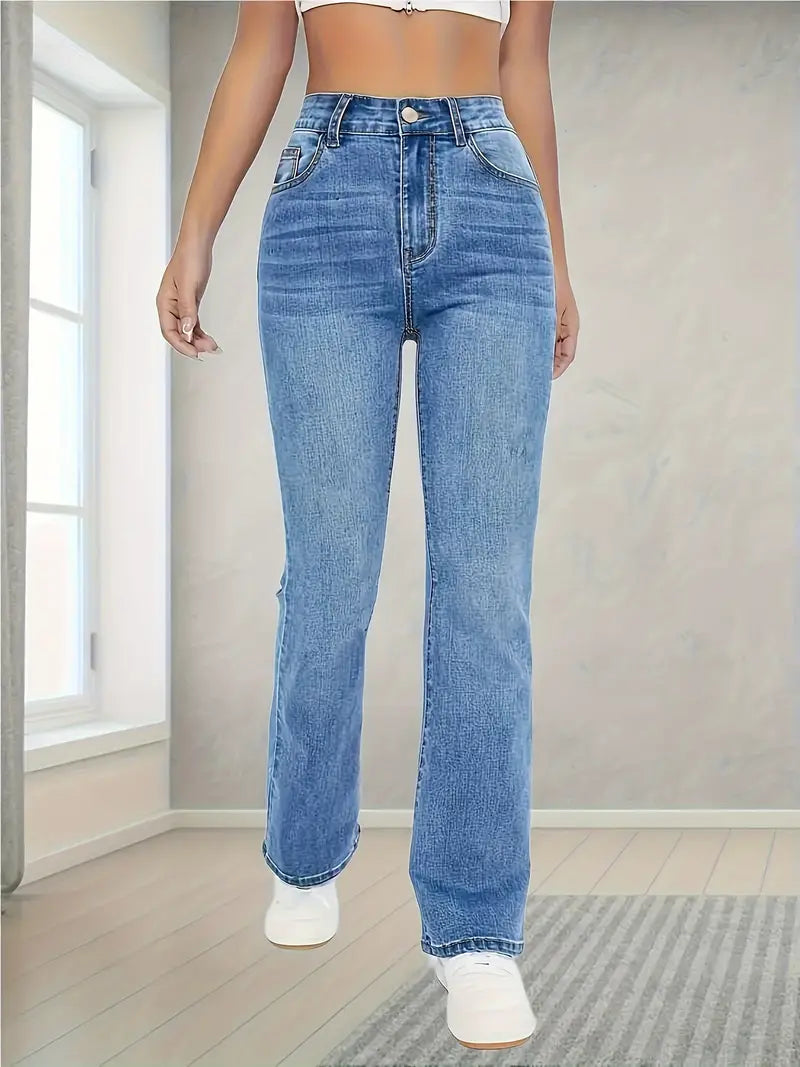 Elegante Straight-Jeans für Damen