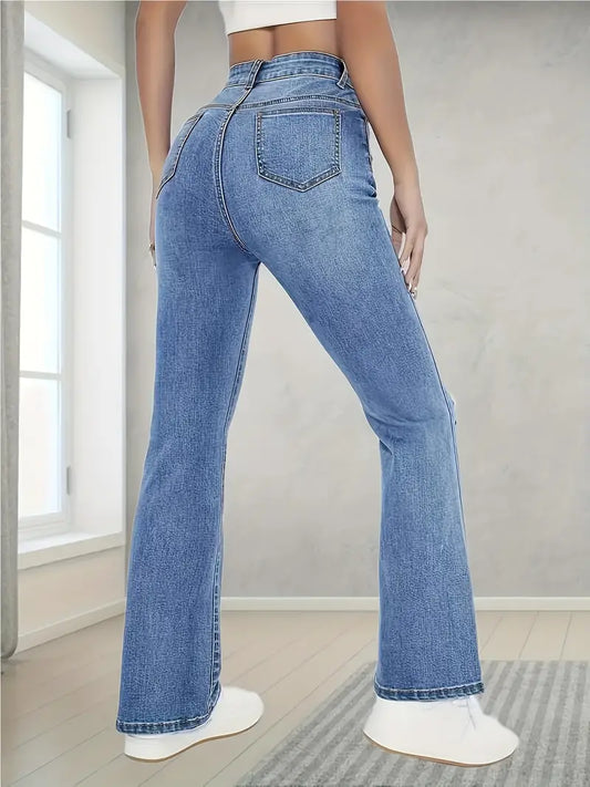Elegante Straight-Jeans für Damen
