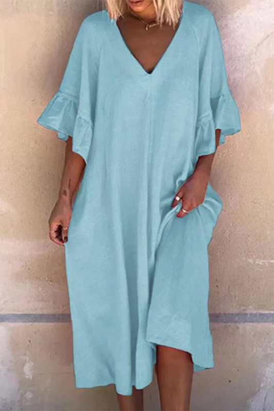 Elegantes, luftiges Sommer Kleid Damen