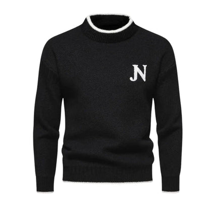 Gestricktes Herren Sweatshirt mit N Logo