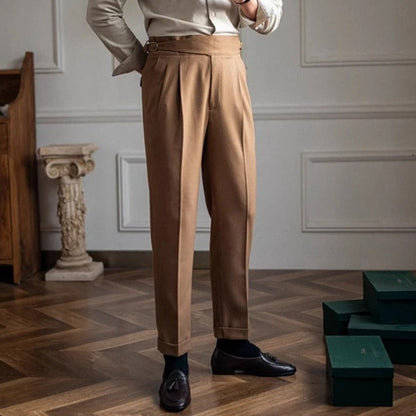 Herren-Bundfaltenhose