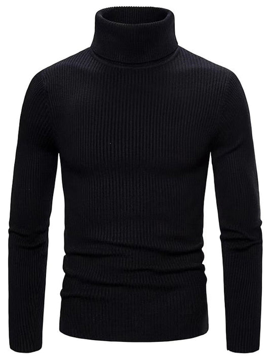 Herren Rollkragenpullover aus Wolle