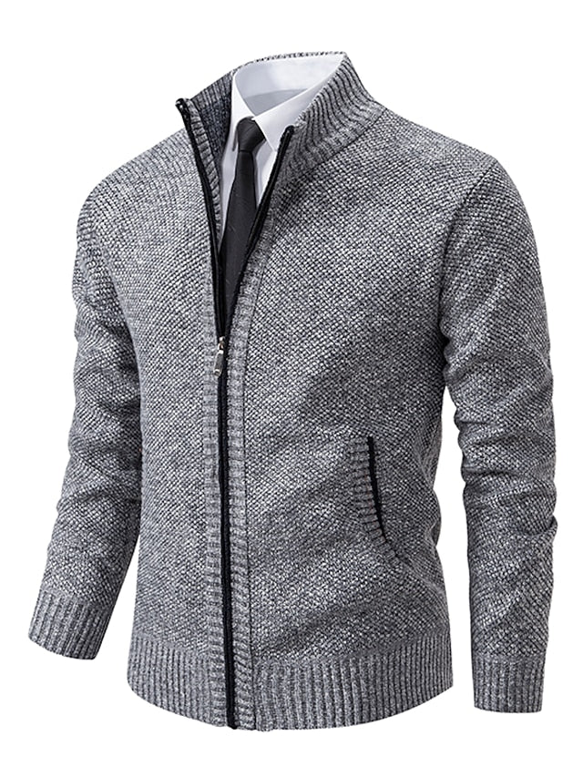 Herren Strickpullover mit Kragen