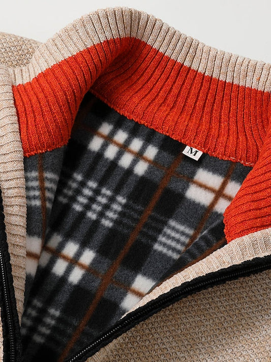 Herren Strickpullover mit Kragen