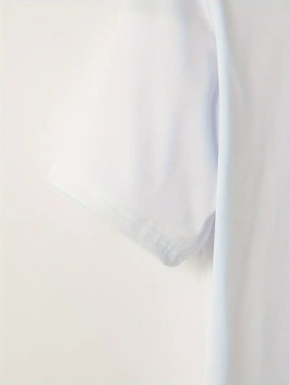 Herren T-Shirt mit V-Ausschnitt aus Baumwollmischung