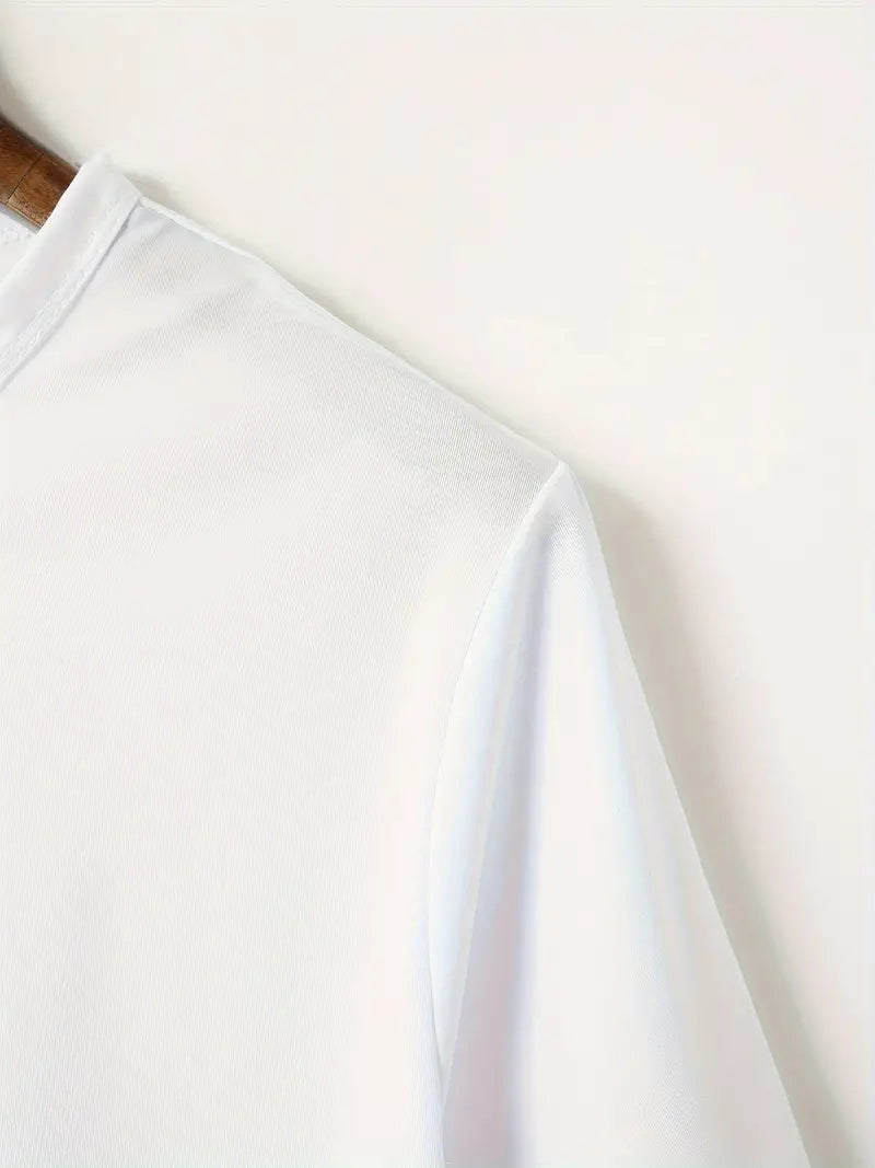 Herren T-Shirt mit V-Ausschnitt aus Baumwollmischung