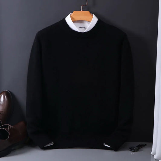 Hochwertiger Pullover aus Kaschmir mit Kragen