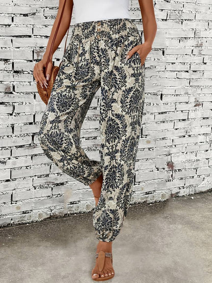 Hose mit Grafikdruck für Damen