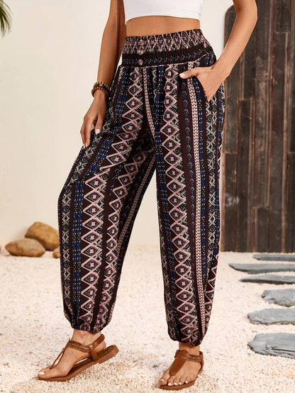 Hose mit Grafikdruck für Damen