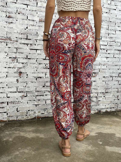 Hose mit Grafikdruck für Damen
