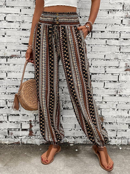 Hose mit Grafikdruck für Damen