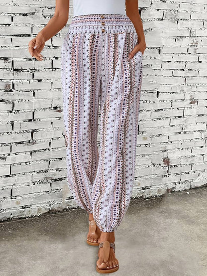 Hose mit Grafikdruck für Damen