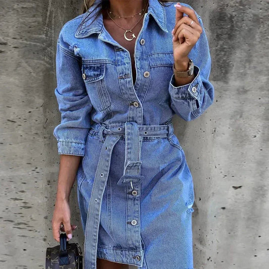 Jeans Denim-Kleid Damen