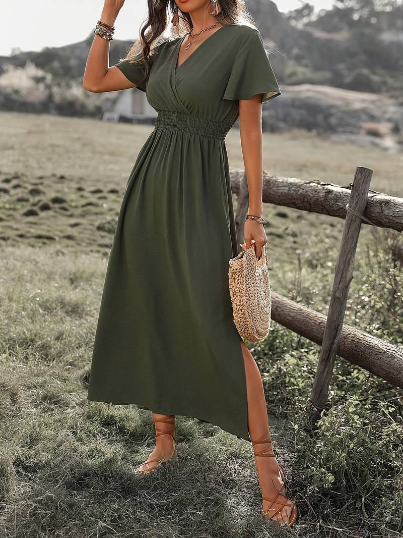 Kurzarmkleid mit Chorkragen Sommerklang