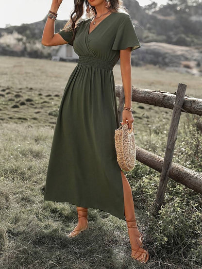 Kurzarmkleid mit Chorkragen Sommerklang