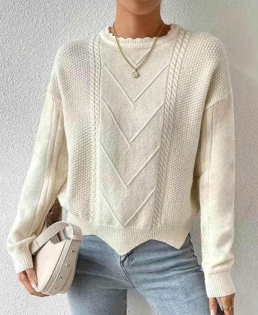 Kuschelweicher Soft-Pullover mit Muster