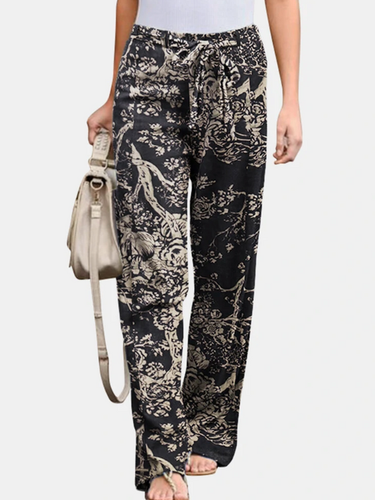 Lockere Leinenhose