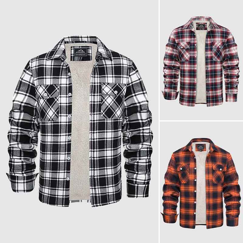 Robustes Flanellhemd im Lumberjack-Stil