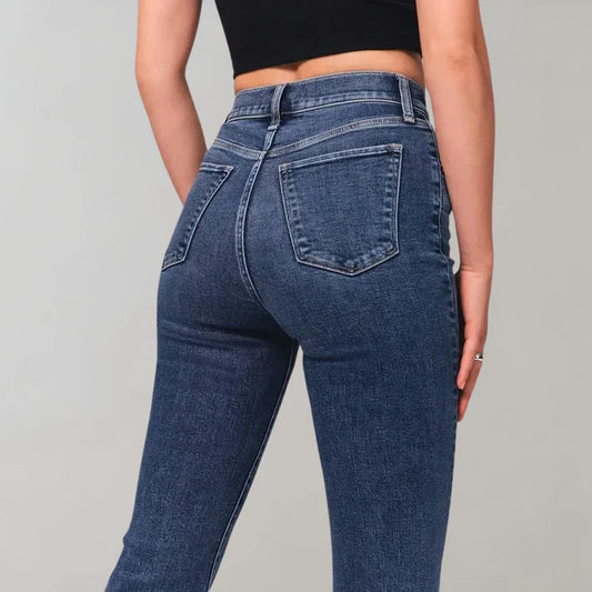 Schlaghosen Denim Damen