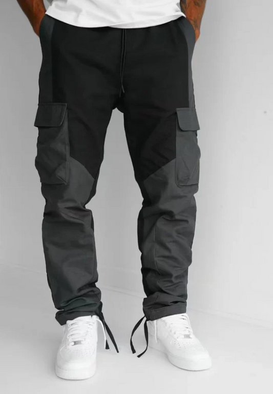 Zweifarbige Cargohose für Herren